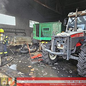 Brandeinsatz: Brand einer Maschinenhalle in Pfarrkirchen Brandeinsatz: Brand einer Maschinenhalle in Pfarrkirchen