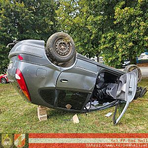 TE: PKW Überschlag nach Sekundenschlaf TE: PKW Überschlag nach Sekundenschlaf